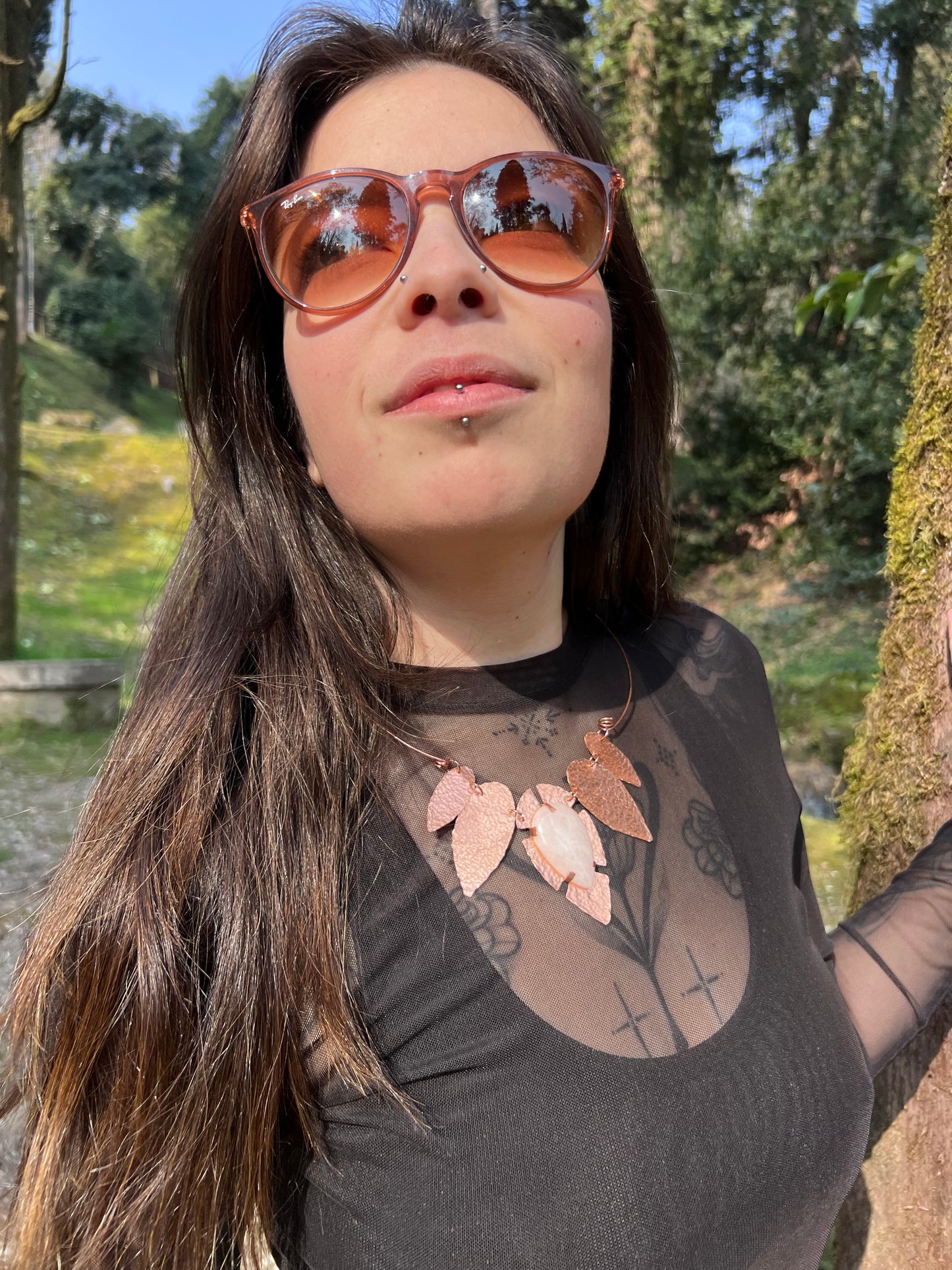 Heart of Rose Quartz Necklace