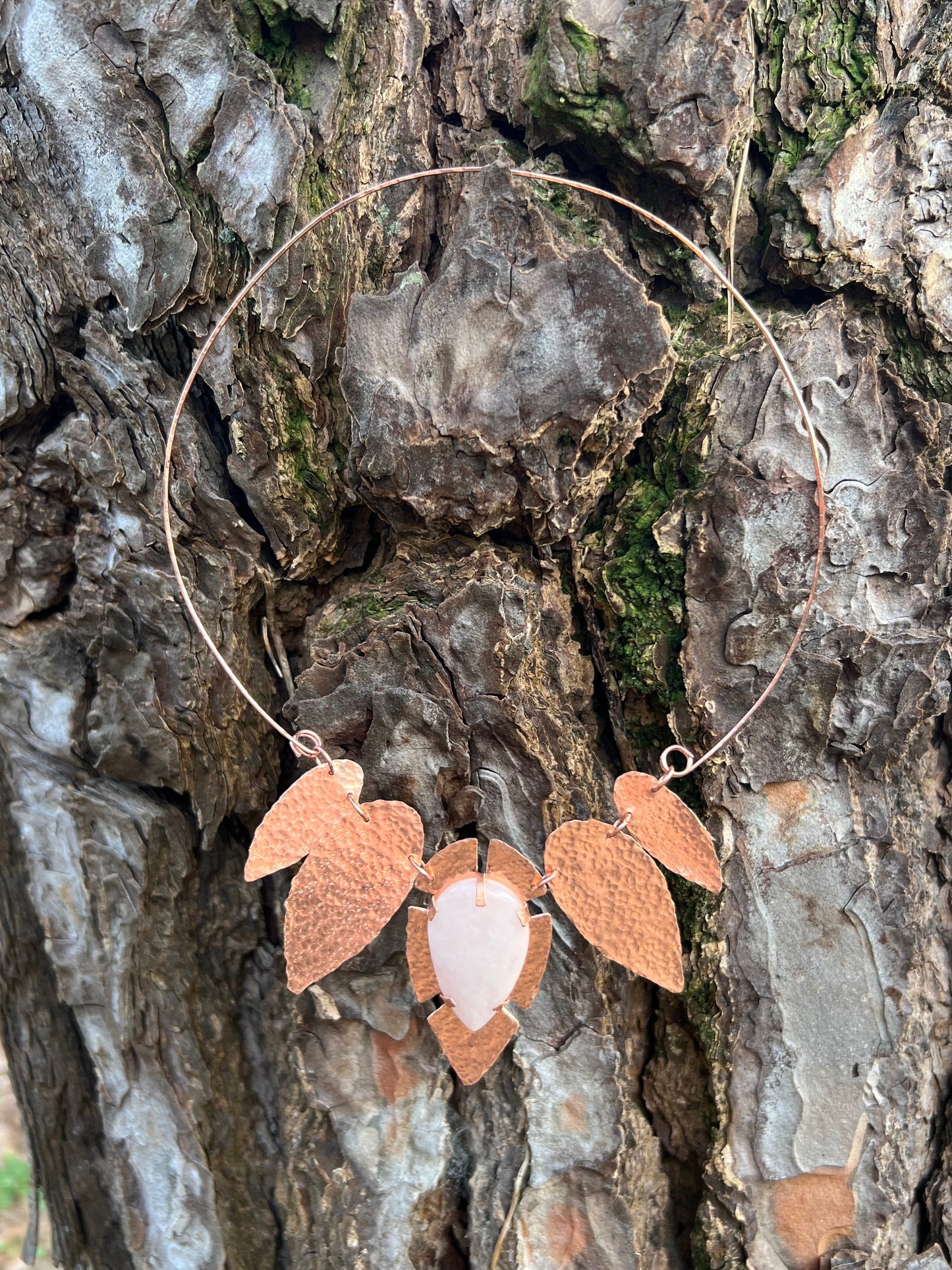 Heart of Rose Quartz Necklace